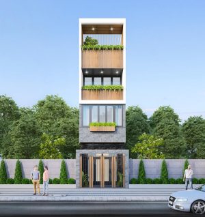 Thiết kế thi công nhà phố Chị Dung